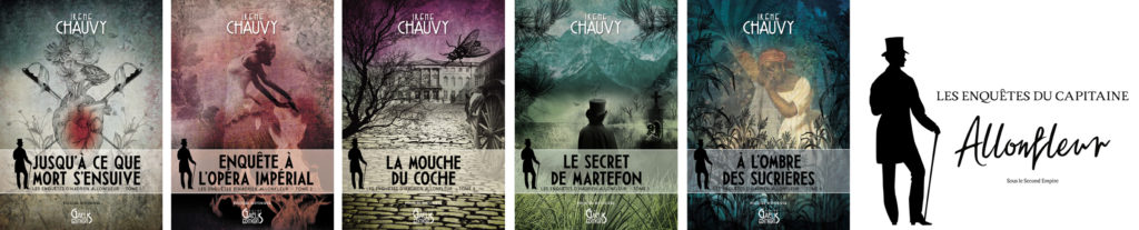 Couverture-de-la-série-des-Enquêtes-du-Capitaine-Allonfleur-Poche Gaelis -Gaelis Editions